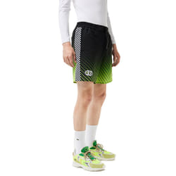 Lacoste Mens Shorts MH5643 Summer Swimwear - Black and Green, M
