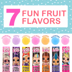 L.O.L Surprise 7-Pack Lip Gloss for Girls, Lol Lip Gloss