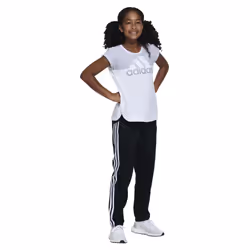adidas girls Tricot Warm Up Pant Black Large