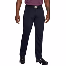 Under Armour Mens Tech Pant Soft Stretch Lightweight Golf Trousers - 32-34, Black