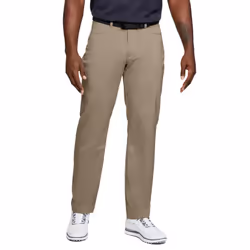 Under Armour Mens Tech Pant Soft Stretch Lightweight Golf Trousers - 30-32, Canvas