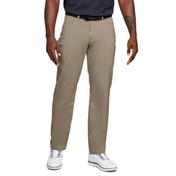 Under Armour Mens Tech Pant Soft Stretch Lightweight Golf Trousers - 30-34, Canvas