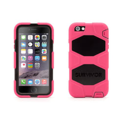 Pink/Black Survivor All-Terrain Case + Belt Clip for iPhone 6 Plus/6s Plus