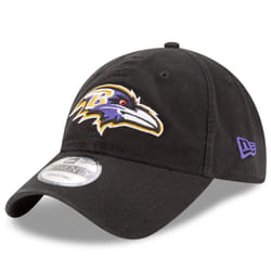 New Era NFL Core Classic 9TWENTY Team Color Adjustable Hat Cap One Size Fits All (US  Alpha  One Size  Baltimore Ravens Black  Baltimore Ravens)