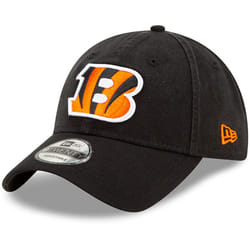 New Era NFL Core Classic 9TWENTY Team Color Adjustable Hat Cap One Size Fits All (US  Alpha  One Size  Cincinnati Bengals Black  Cincinnati Bengals)