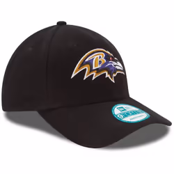 New Era NFL The League 9FORTY Adjustable Hat Cap One Size Fits All Baltimore Ravens Black