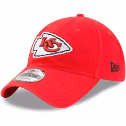 New Era NFL Core Classic 9TWENTY Adjustable Hat Cap One Size Fits All Kansas City Chiefs Red  One Size