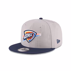 New Era NBA Oklahoma City Thunder Adult Men NBA 9Fifty 2Tone Heather Snapback Cap OSFA Heather Gray