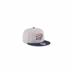 New Era NBA Oklahoma City Thunder Adult Men NBA 9Fifty 2Tone Heather Snapback Cap OSFA Heather Gray