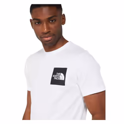 The North Face Men's Crew Neck Fine T-Shirt - White, Large