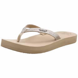 REEF Womens Sandals Star Cushion | Fashion Flip Flops for Women  Almon