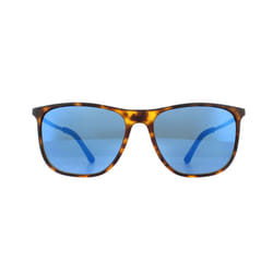 Police Sunglasses SPL567 Edge 5 7VEB Havana Rubberized Blue