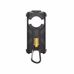 For Ulefone Power Armor 16 Pro Ulefone Back Clip Phone Case with Carabiner(Black)