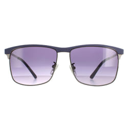Police Sunglasses SPL570N Crossover 2 0568 Matte Blue Gunmetal  Blue Gradient
