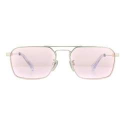 Police Sunglasses SPLA23 Lewis Hamilton 0579 Shiny Palladium Pink 57mm