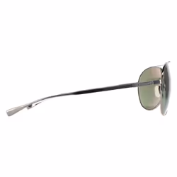 Chopard Sunglasses SCHD57M 568P Titanium Gunmetal Grey Green Polarized