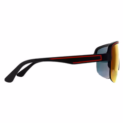 Police Sunglasses SPLB47M Arcade 3 6VPX Matte Dark Grey Multilayer Red