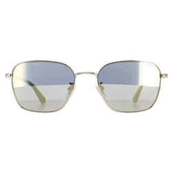 Police Sunglasses SPLE03 Roadie 1 8FEX Shiny Camel Brown Smoke Silver Mirror