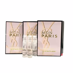 Yves Saint Laurent Sample Perfume YSL Sample Perfume Mon Paris EDT Lumiere Sample Women Perfume 1.2 ml / 0.04 oz - set of 3
