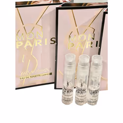Yves Saint Laurent Sample Perfume YSL Sample Perfume Mon Paris EDT Lumiere Sample Women Perfume 1.2 ml / 0.04 oz - set of 3