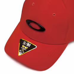 Oakley mens Tincan Cap Hat  Red/Black  Small-Medium US