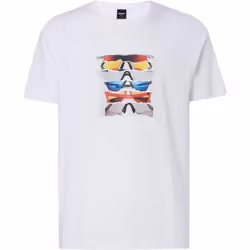 Oakley Men's Sunglass Print Tee  White  M