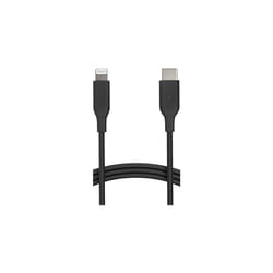 USB 2.0 Type-C to Lightning Cable (MFi Certified), 0.9 m, Black