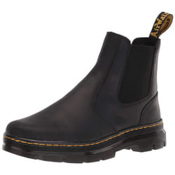 Dr. Martens Unisex Embury Chelsea Boot  Black Wyoming  6 Women/5 Men
