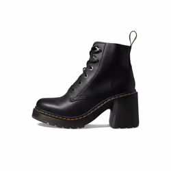 Dr. Martens Women's Jesy 6 Tie Boot Fashion  Black Sendal  5