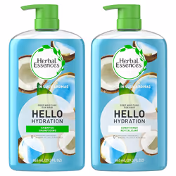Herbal Essences Moisturizing Shampoo and Conditioner Set Paraben Free Hello Hydration Safe for ColorTreated Hair Coconut Blue ...