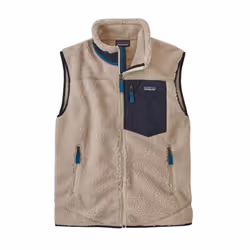 - M) Patagonia Men's Classic Retro-X Fleece Vest - Patagonia Men's Classic Retro-X Fleece Vest (Natural