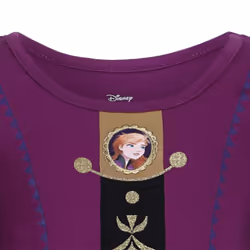 Disney Frozen Anna Girls Tutu Long Sleeve Dress for Toddlers and Littl