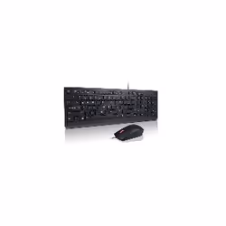 Lenovo 4X30L79922, Full-size (100%), Wired, USB, QWERTY, Black, Mouse included