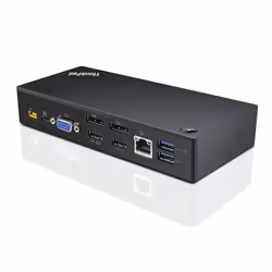 Lenovo 40A90090EU laptop dock/port replicator Wired USB 3.2 Gen 1 (3.1 Gen 1) Type-C Black - Additional view 4