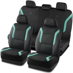 Skechers Memory Foam Car Seat Covers  Air Cool Mesh Thick Seat Covers  Seat Cover Full Sets  Airbag Compatible  Automotive Comfort & Protection for Mo