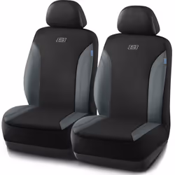 Skechers Work Car Seat Covers Leather Seat Covers 5-Times Stronger Built-in Webbing Oxford Fabric Seat Cover for Cars Airb ...