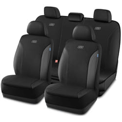 Skechers Work Car Seat Covers  Leather Seat Covers 5-Times Stronger Built-in Webbing  Oxford Fabric Seat Cover for Cars  Airbag Compatible  Automotive