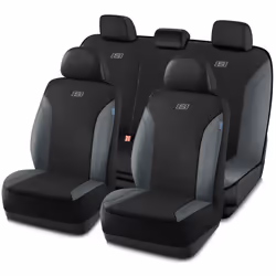 Skechers Work Car Seat Covers Leather Seat Covers 5-Times Stronger Built-in Webbing Oxford Fabric Seat Cover for Cars Airb ...