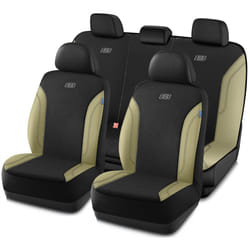 Skechers Work Car Seat Covers  Leather Seat Covers 5-Times Stronger Built-in Webbing  Oxford Fabric Seat Cover for Cars  Airbag Compatible  Automotive