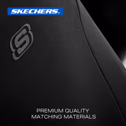 Skechers Car Seat Covers  Premium Breathable Polyester Seat Covers  Car Seat Covers Full Set Airbag Compatible  Automotive Comfort & Protection for Mo