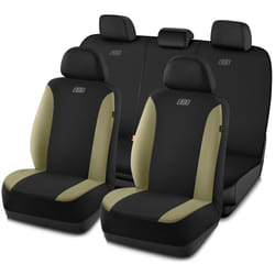 Skechers Car Seat Covers  Premium Breathable Polyester Seat Covers  Car Seat Covers Full Set Airbag Compatible  Automotive Comfort & Protection for Mo