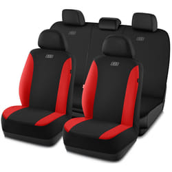 Skechers Car Seat Covers  Premium Breathable Polyester Seat Covers  Car Seat Covers Full Set Airbag Compatible  Automotive Comfort & Protection for Mo