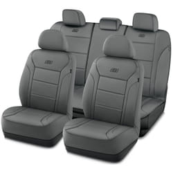 Skechers Memory Foam Car Seat Covers  Lycra Seat Covers Thick Memory Foam  Car Seat Cover Full Set  Airbag Compatible  Automotive Comfort Protection f