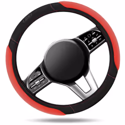 Skechers Steering Wheel Cover Memory Foam Car Steering Wheel Cover 14.5-15inch Anti-Slip Safety Comfortable Desgin  Universal Accessory for Diverse Ca