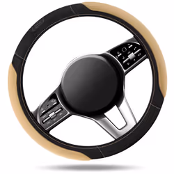 Skechers Steering Wheel Cover Memory Foam Car Steering Wheel Cover 14.5-15inch Anti-Slip Safety Comfortable Desgin  Universal Accessory for Diverse Ca