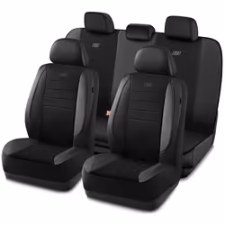 Skechers Memory Foam Car Seat Covers Air Cool Mesh Thick Seat Covers Piping Leather Car Seat Protector Airbag Compatible Auto ...