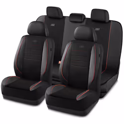 Skechers Memory Foam Seat Covers Air Cool Mesh Thick Car Seat Covers Piping Leather Car Seat Protector Full Set Airbag Compat ...