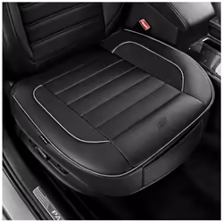Skechers Car Seat Cover Memory Foam Luxury Faux Leather Front Bottom Seat Cushion Cover Universal Anti-Slip and Wrap Around T ...