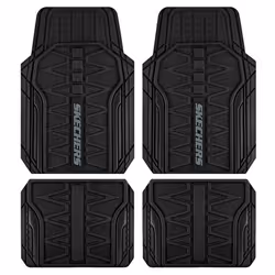 Skechers Car Floor Mats Heavy Duty Rubber Car Mats Full Set All WeatherFloor Mats Waterproof Trim to Fit Universal Floor Line ...