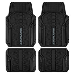 Skechers Car Floor Mats Heavy Duty Rubber Car Mats Full Set All WeatherFloor Mats Waterproof Trim to Fit Universal Floor Liner Car Accessories Automot